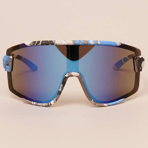 Unisex Shield Fashion Sunglasses