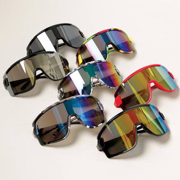 Unisex Shield Fashion Sunglasses