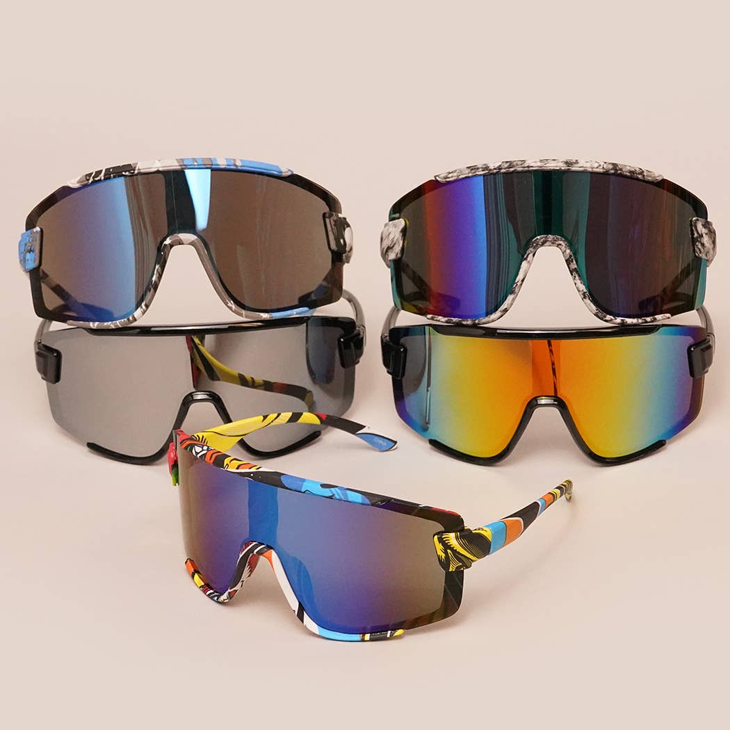 Unisex Shield Fashion Sunglasses