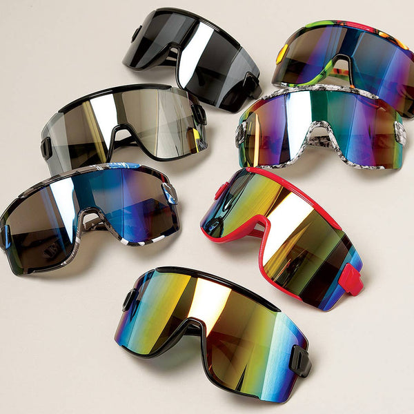 Unisex Shield Fashion Sunglasses