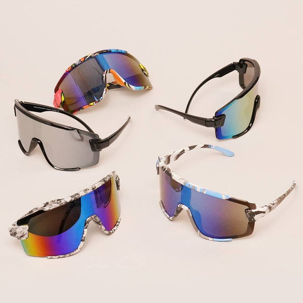 Unisex Shield Fashion Sunglasses