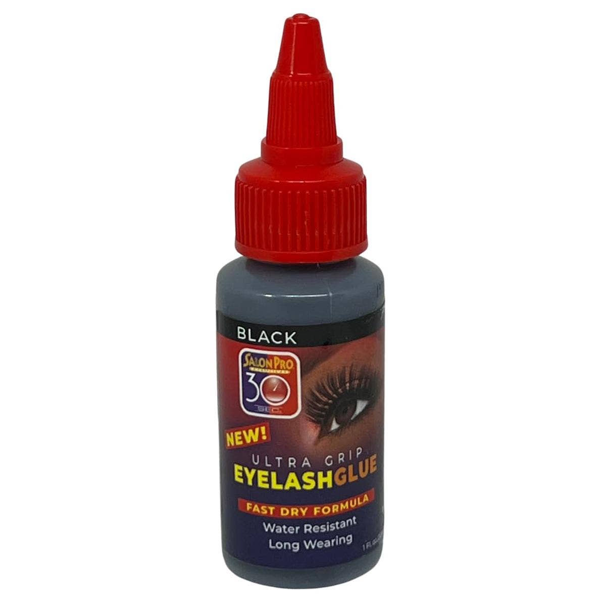 Salon Pro 30 Sec Strip Eyelash Glue All Day Hold Black 1oz