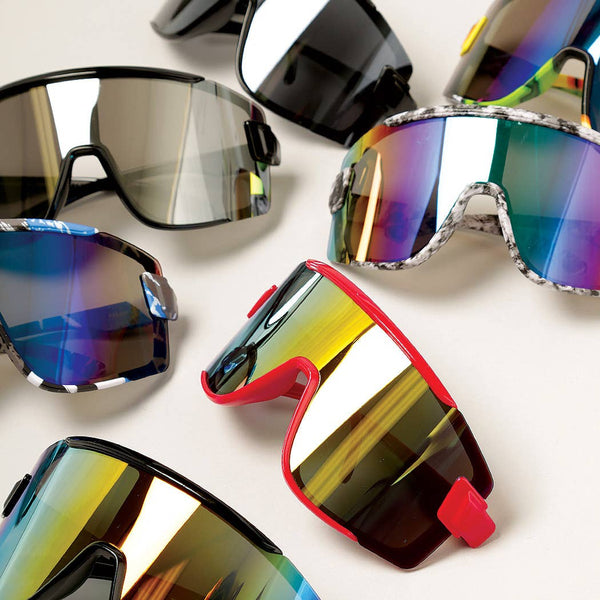 Unisex Shield Fashion Sunglasses