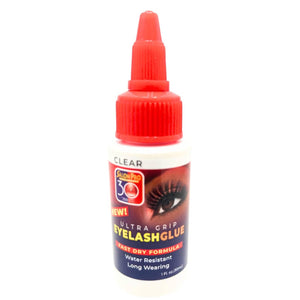 Salon Pro 30 Sec Strip Eyelash Glue Strong Hold, Clear,1oz