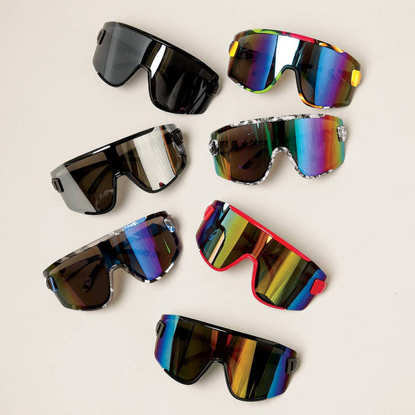 Unisex Shield Fashion Sunglasses