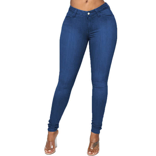 Hot Jeans Pencil Pants Plus Size.