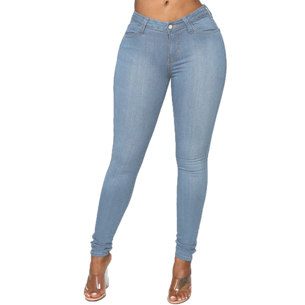 Hot Jeans Pencil Pants Plus Size.