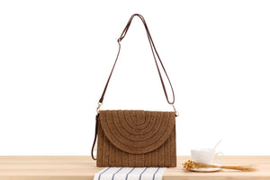 Handmade Straw Beach Bag.