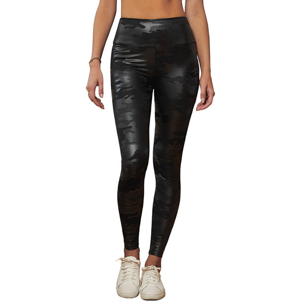 Club Cropped Animal Print Leggings