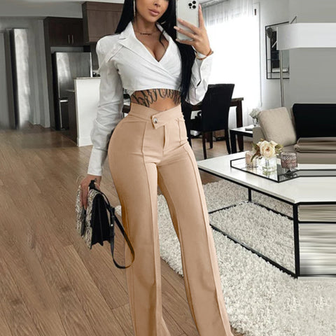 Sexy Autumn Wide Leg Pants