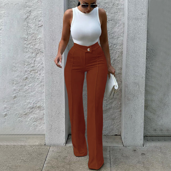 Sexy Autumn Wide Leg Pants